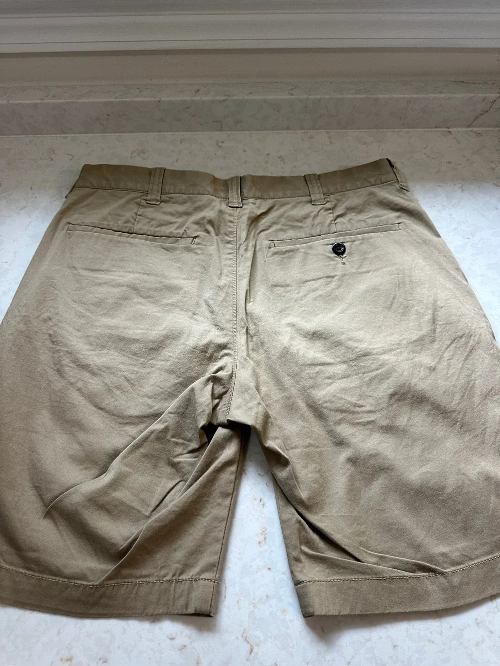Men's Khaki Casual Shorts - Classic Fit